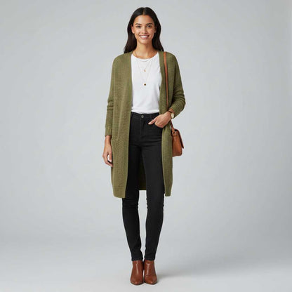 Elegant Women's Cardigan | Long Sleeve Wardrobe Essential