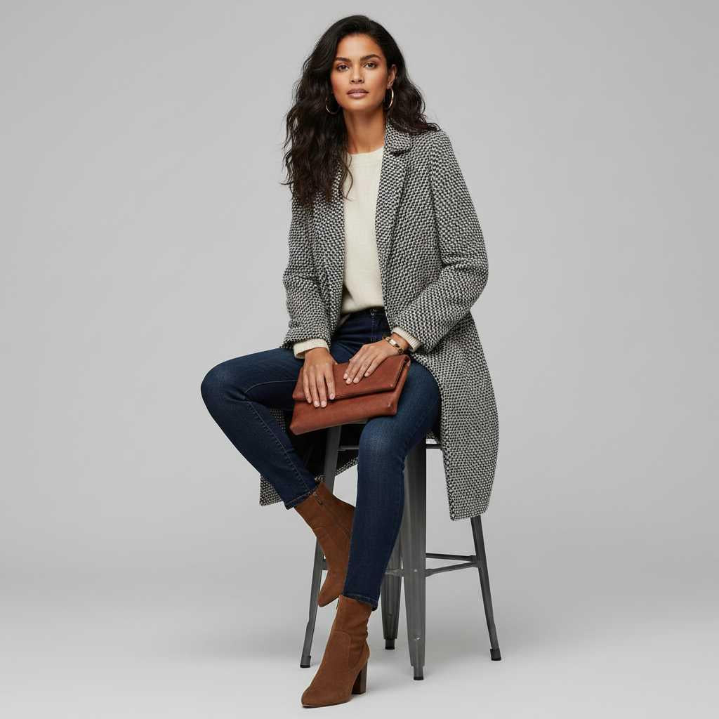 Elegant Wool Coat | Women's Long Winter Coat