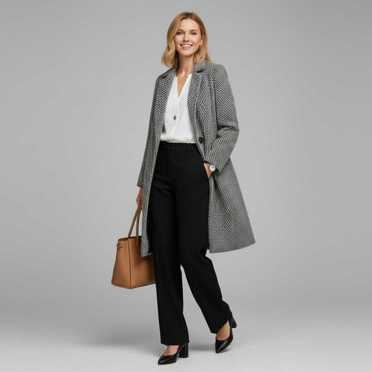 Elegant Wool Coat | Women's Long Winter Coat