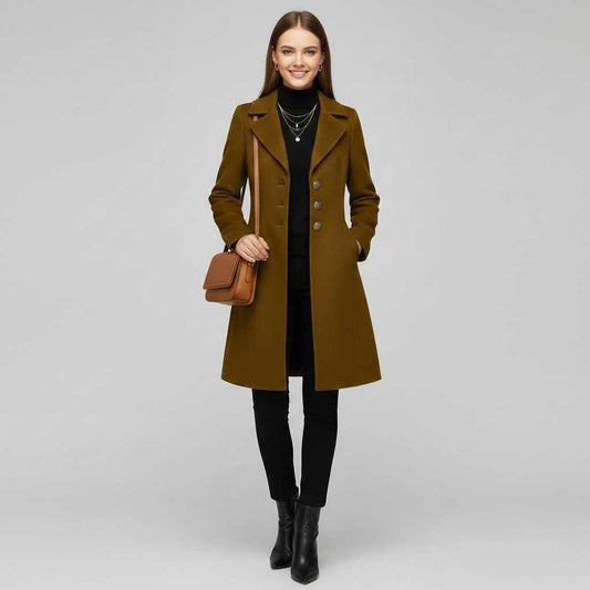 Elegant Wool Coat for Women | Stylish Winter Outerwear