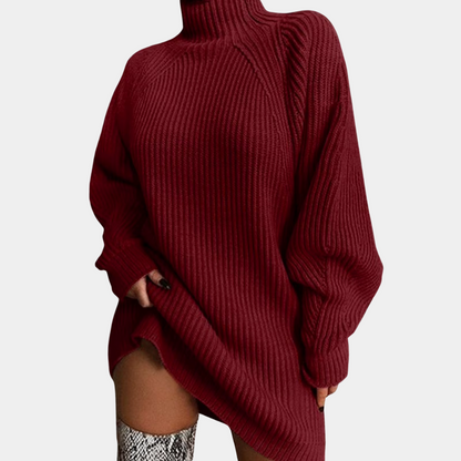Oversized Chunky Sweater | Womens Ribbed Cuff Knit | Loose Fit Winter Pullover | Nova Muse