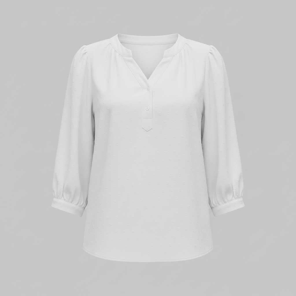 Silk Patchwork Blouse | Women's Versatile Fashion Top