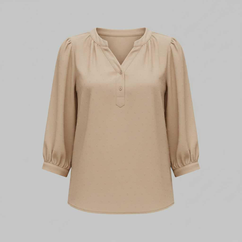 Silk Patchwork Blouse | Women's Versatile Fashion Top