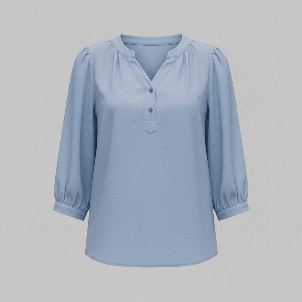 Silk Patchwork Blouse | Women's Versatile Fashion Top