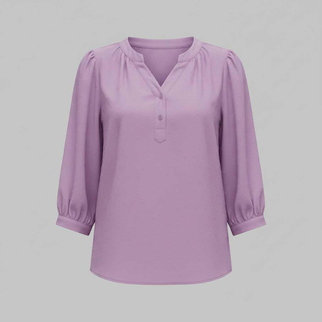 Silk Patchwork Blouse | Women's Versatile Fashion Top