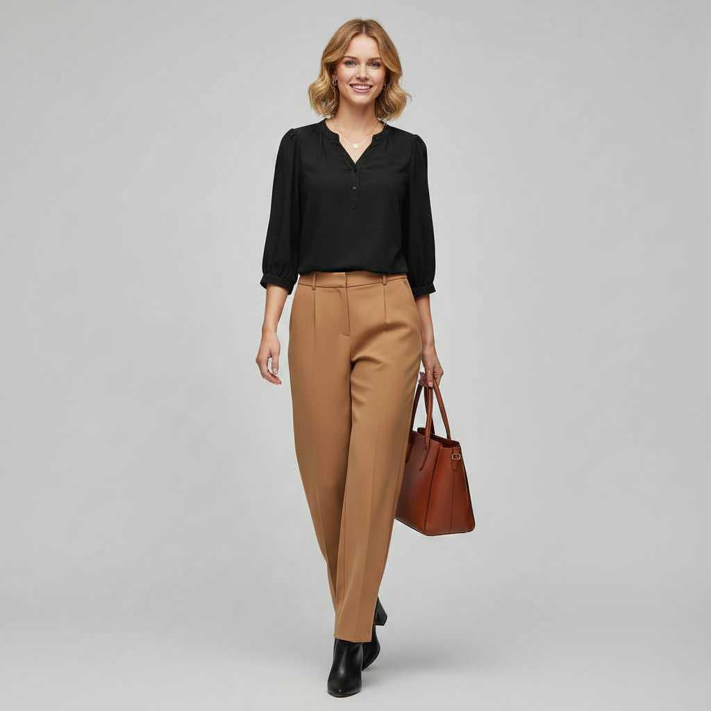 Silk Patchwork Blouse | Women's Versatile Fashion Top