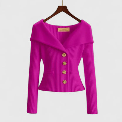 Soft Knit Cardigan | Women | Button-Up Sweater | Comfortable Fit | Casual Knitwear | Nova Muse