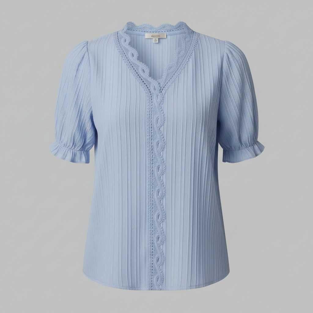 White Puff Sleeve Blouse | Elegant Summer Top for Women