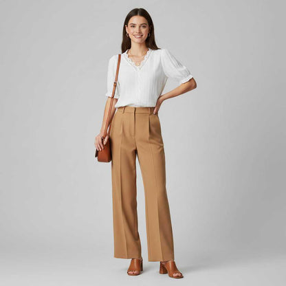 White Puff Sleeve Blouse | Elegant Summer Top for Women