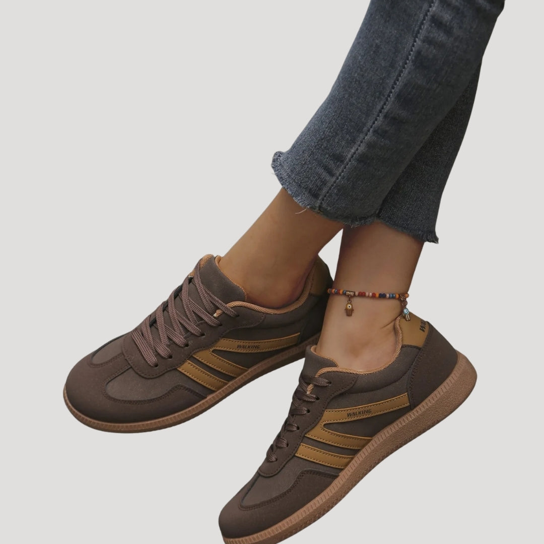 Women's Lace-Up Sneakers | Comfortable Casual Everyday Shoes | Nova Muse