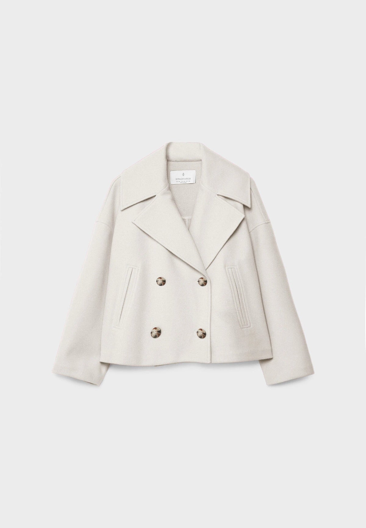 Women’s Double-Breasted Jacket | Short Tailored Blazer Coat | Smart Casual Layering | Nova Muse
