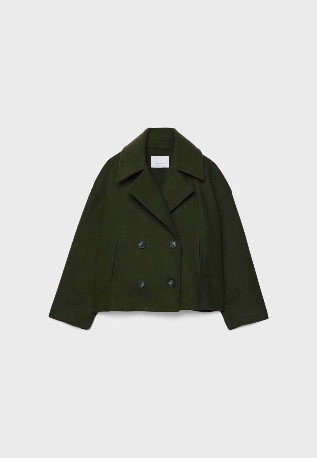 Women’s Double-Breasted Jacket | Short Tailored Blazer Coat | Smart Casual Layering | Nova Muse