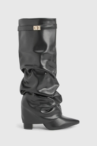 Women's Slouch Ankle Boots | Casual Comfortable Fashion Footwear | Nova Muse