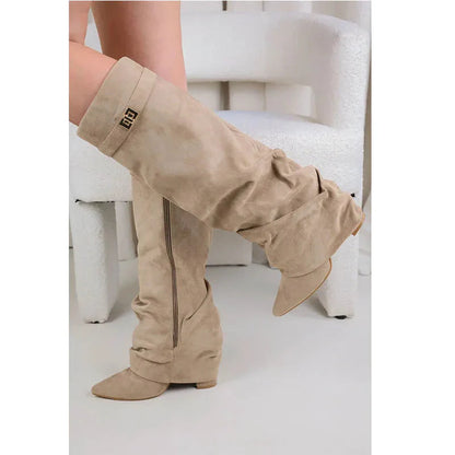 Women's Slouch Ankle Boots | Casual Comfortable Fashion Footwear | Nova Muse