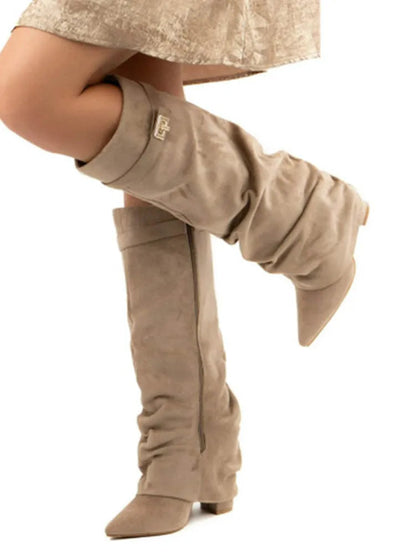 Women's Slouch Ankle Boots | Casual Comfortable Fashion Footwear | Nova Muse