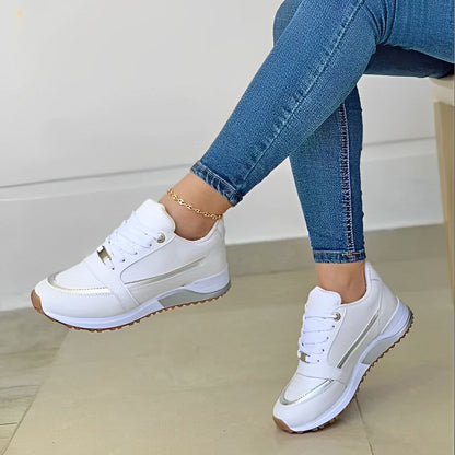 Women's Sporty Sneakers | Thick Cushioned Sole | Breathable Casual Shoes | Nova Muse