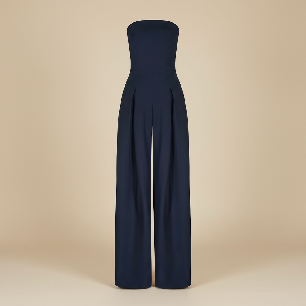 Women's Satin Jumpsuit | Heavy Satin Bodice | Elegant Relaxed Fit | Nova Muse
