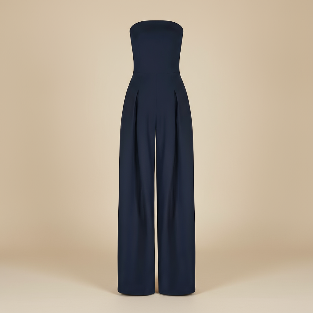 Women's Satin Jumpsuit | Heavy Satin Bodice | Elegant Relaxed Fit | Nova Muse