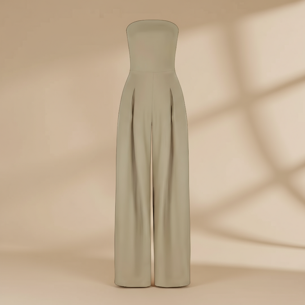 Women's Satin Jumpsuit | Heavy Satin Bodice | Elegant Relaxed Fit | Nova Muse