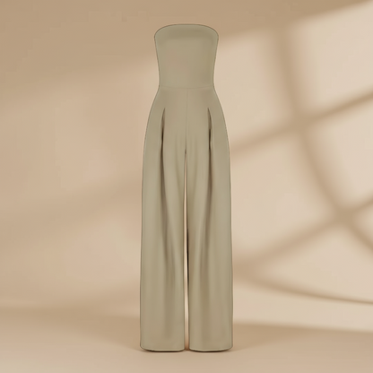 Women's Satin Jumpsuit | Heavy Satin Bodice | Elegant Relaxed Fit | Nova Muse
