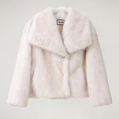 Women’s Warm Winter Coat | Acrylic Elegant Longline Coat for Casual & Evening Wear | Nova Muse