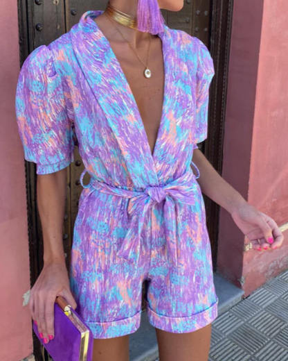 Women's Summer Jumpsuit | Satin Finish | Lightweight Elegant Style | Nova Muse