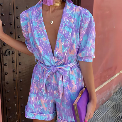 Women's Summer Jumpsuit | Satin Finish | Lightweight Elegant Style | Nova Muse