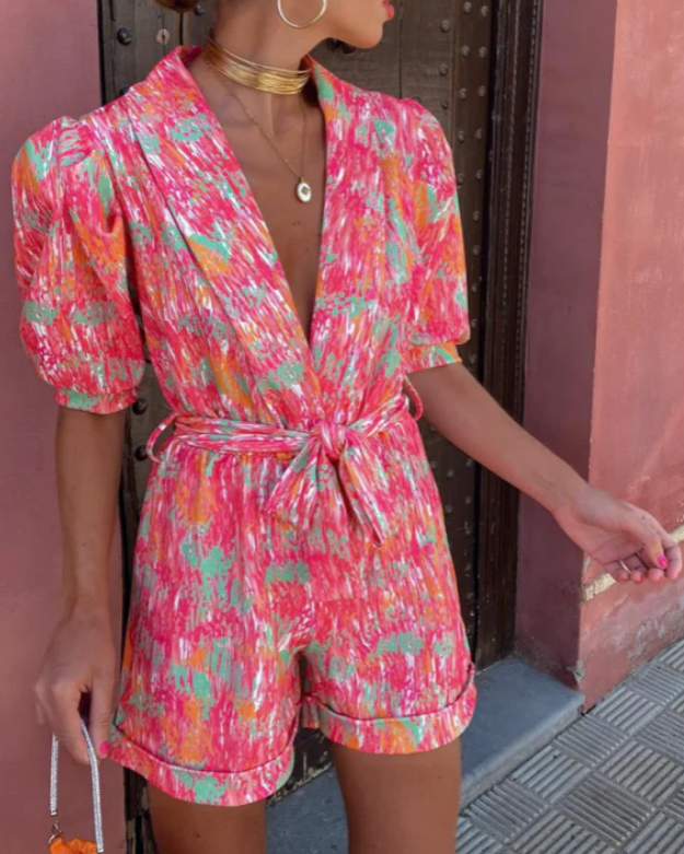 Women's Summer Jumpsuit | Satin Finish | Lightweight Elegant Style | Nova Muse