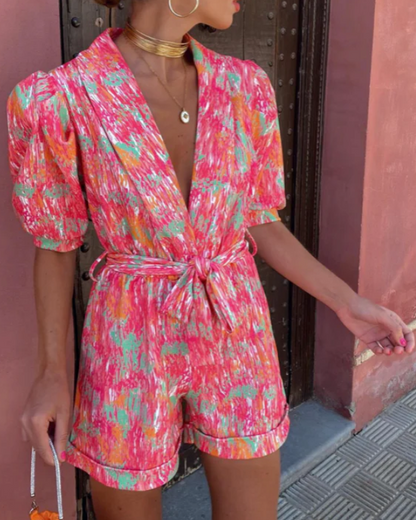 Women's Summer Jumpsuit | Satin Finish | Lightweight Elegant Style | Nova Muse