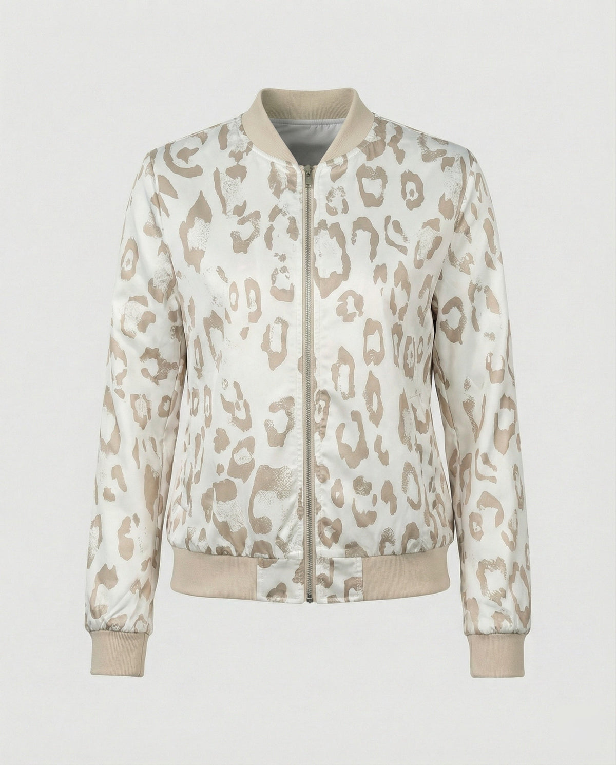 Shiny Bomber Jacket | Women | Zip Front | Lightweight Outerwear | Nova Muse