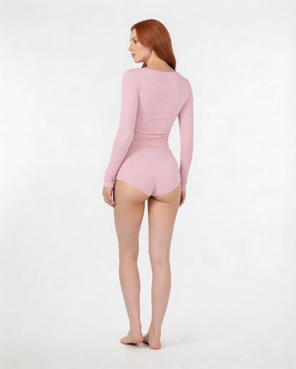 Ribbed Pyjama Set | Women | Soft Ribbed Fabric | Cami & Shorts | Lounge Sleepwear | Nova Muse